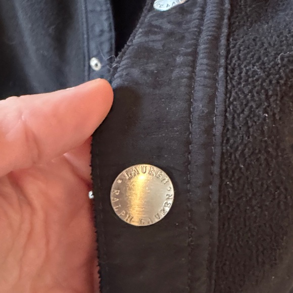 Lauren Ralph Lauren Black Fleece-Lined Utility Jacket - Picture 3 of 3